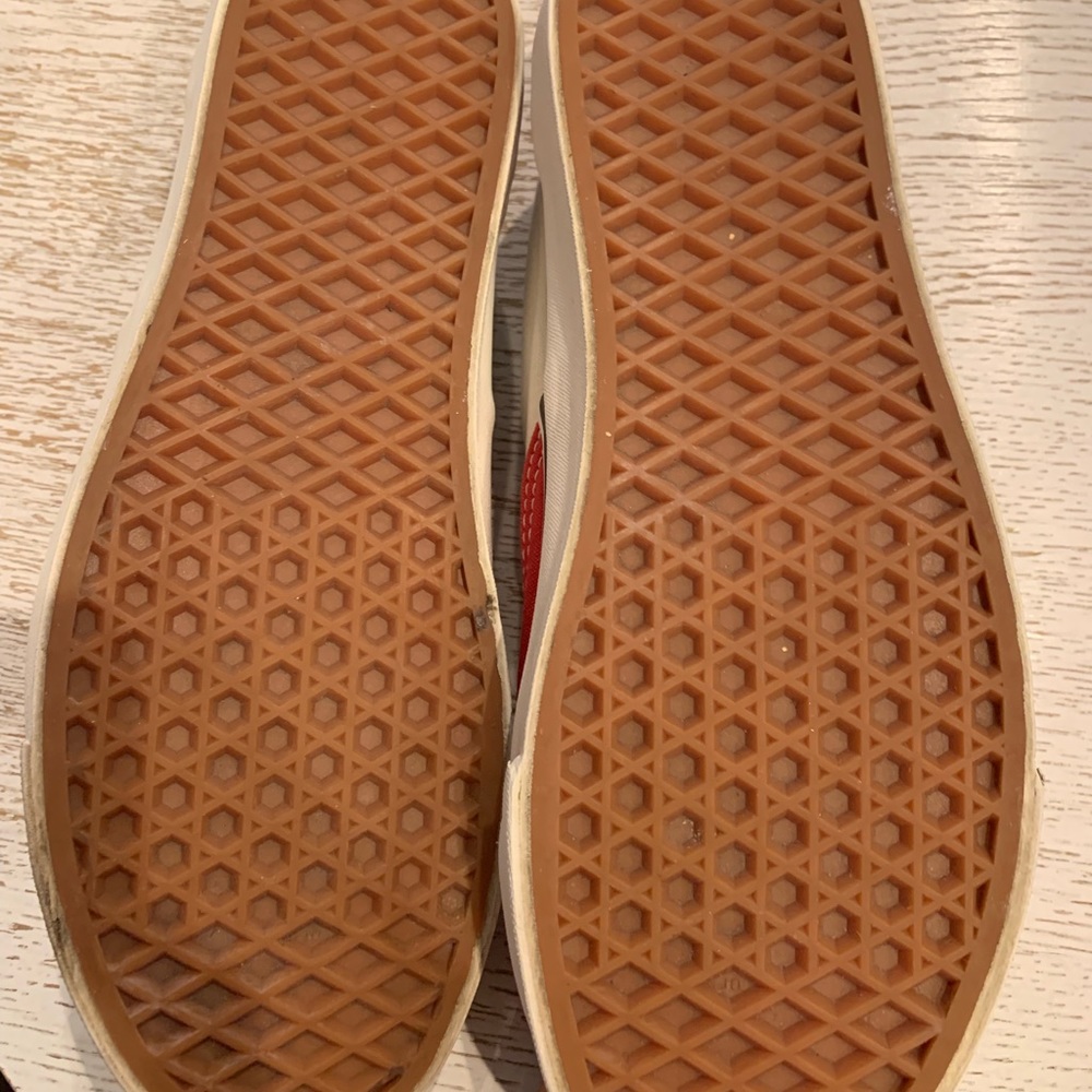 RED AND OFF WHITE VANS (ERA STYLE) - Picture 3 of 5